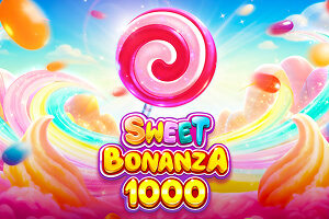 Interfaz del slot Sweet Bonanza mostrando la cuadrícula 6x5 y símbolos de frutas multiplicadores