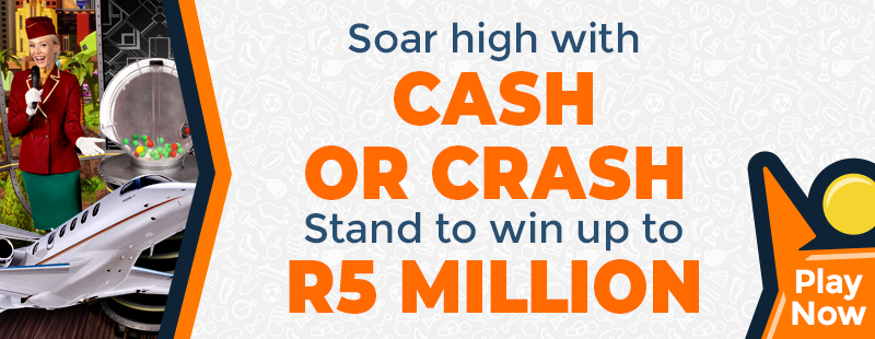 Cash or Crash. Stand to win up to R5 Million