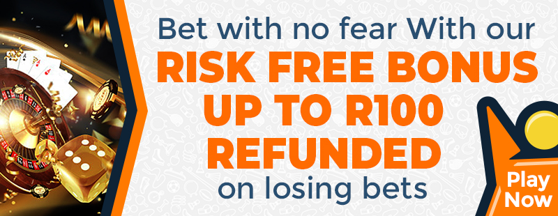 Up to R100 refunded on losing bets